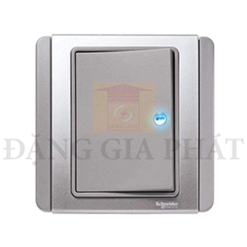 e3031h2-ebgs-g19 Bộ công tắc đơn 2 chiều10A 1 Gang 2W switch w. LED