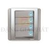 Bộ công tắc bốn 2 chiều10A 4 Gang 1W switch w. LED