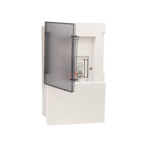 Tủ điện 2-4 Module Sino E4M âm tường màu khói trong