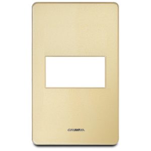 Mặt viền 1 hạt cỡ S Acrylic màu vàng Grimma G7 series, G7ACG-M1