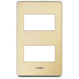 Mặt viền 2 hạt cỡ S Acrylic màu vàng Grimma G7 series, G7ACG-M2