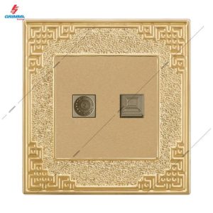 Bộ ổ cắm tivi + mạng Grimma GOCTVPC