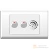 Bộ 2 Công tắc 1 chiều + 1 Chiết áp Đèn (E183X, E1812M x2, E500VX) LIOA