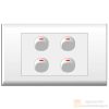 Bộ 4 Công tắc 1 chiều (E184X, E1812M x4) LIOA
