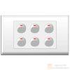 Bộ 6 Công tắc 1 chiều (E186X, E1812M x6) LIOA