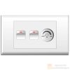 Bộ 2 Công tắc 1 chiều + 1 Chiết áp Đèn (E18S3X, E18S12M x2, SE500VX) LIOA