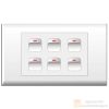 Bộ 6 Công tắc 1 chiều (E18S6X, E18S12M x6) LIOA