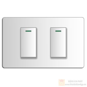 Bộ 2 Công tắc 1 chiều (PLX2XS, LX1SS x2 ) LIOA