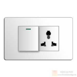 Bộ 1 Công tắc 1 chiều + 1 Ổ cắm Đa năng (PLX1XL, LX1SM, LXDNM ) LIOA