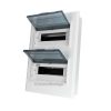 Tủ điện 20-36 Module CHINT NX30 2 tầng đế kim loại âm tường