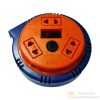 Ổ cắm kéo dài quay tay LiOA cuộn dây kín 3 mét 10A kiểu đĩa bay mini