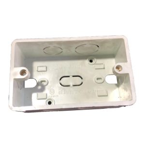 Đế âm Sino S2157 chống cháy dùng cho mặt chữ nhật 105x63x40