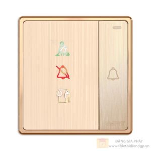 Nút nhấn chuông + 1 đèn báo không làm phiền+ 1 đèn báo dọn phòng