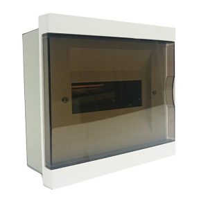 Tủ điện 8/12 module LiOA âm tường đế kim loại