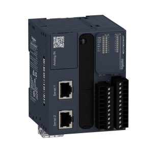 Bộ lập trình điều khiển Schneider: Modicon M221 logic controller - Modular , 2440Vdc power supply