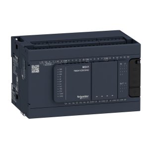 Bộ lập trình điều khiển Schneider: Modicon M241 logic controller, 100-240Vdc power supply
