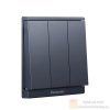 Bộ 3 công tắc B Panasonic WMF505MYH-VN 1 chiều, bắt vít 10A màu xám ánh kim